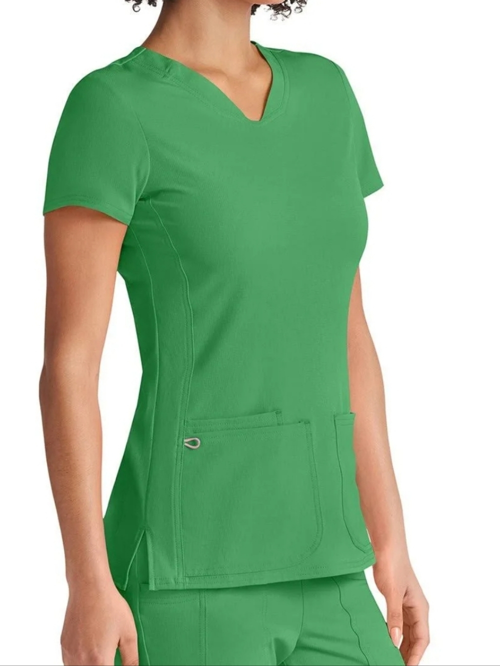 HeartSoul Lot Of 2 New Scrub Tops Style: 20710 Size Small Key Lime Green + Pink